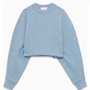 Aritzia Wilfred Cropped Sweater